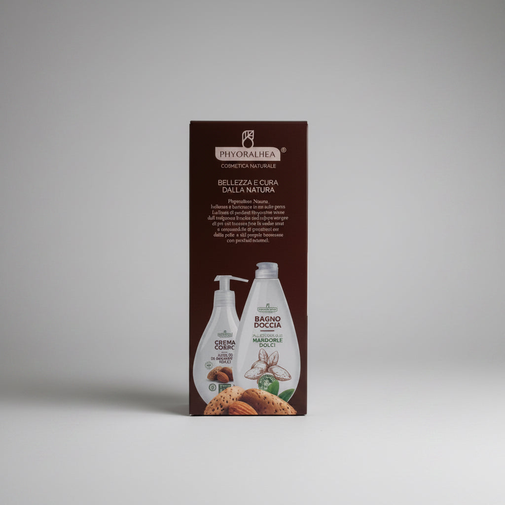 COFANETTO CREMA CORPO MANDORLE + BAGNODOCCIA MANDORLE