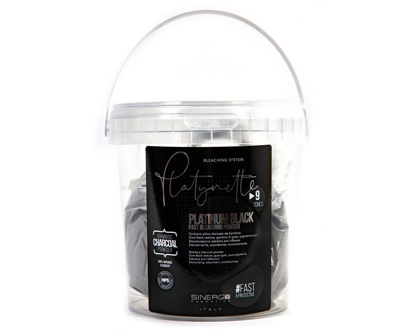 PLATYNETTE DELUX BLACK (POLVERE DECOLORANTE COMPATTA NERA) - 500 GR